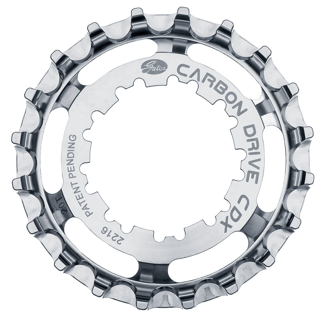 Carbon Drive rear sprocket - 9 spline, stainless steel