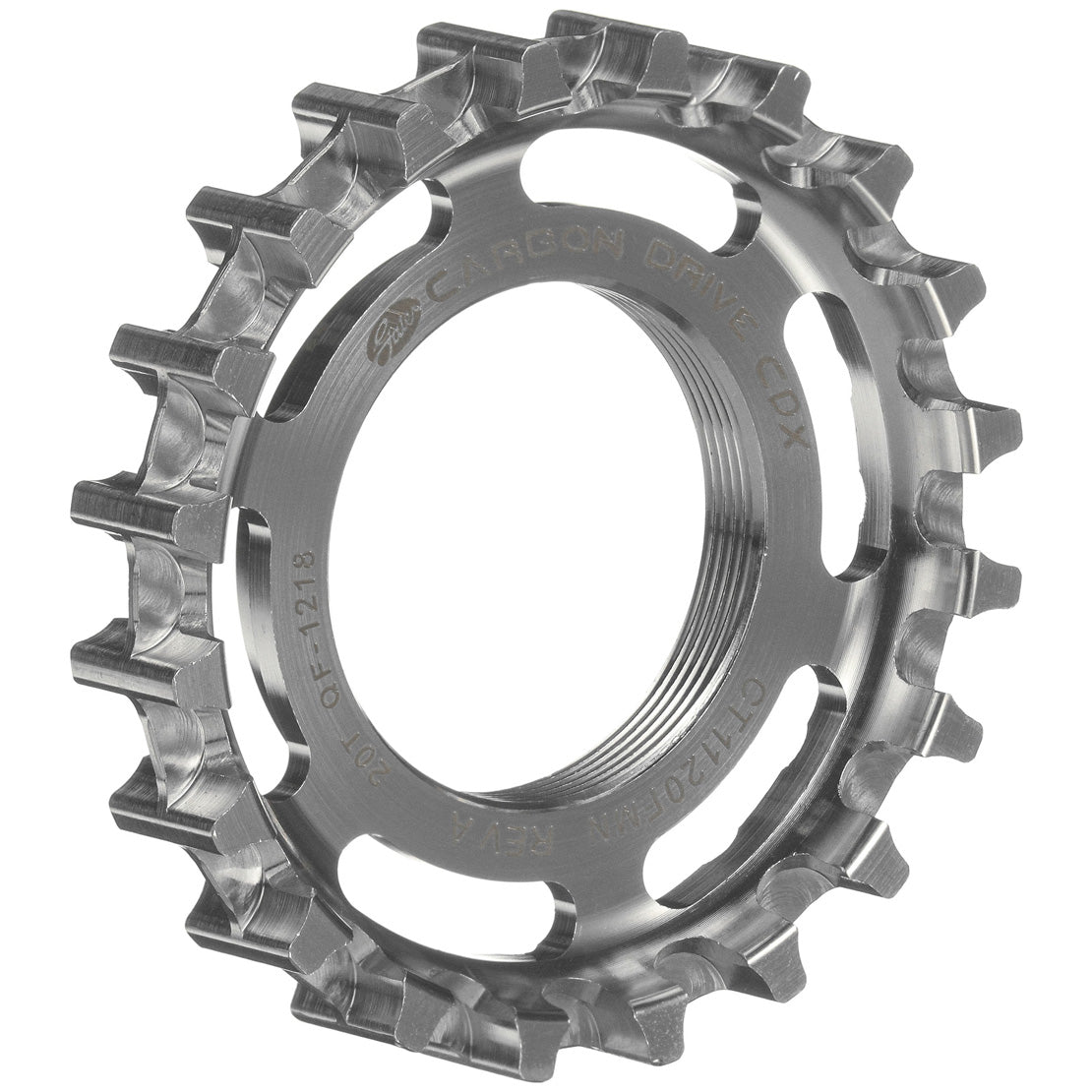 Carbon Drive rear sprocket - thread-on, stainless steel