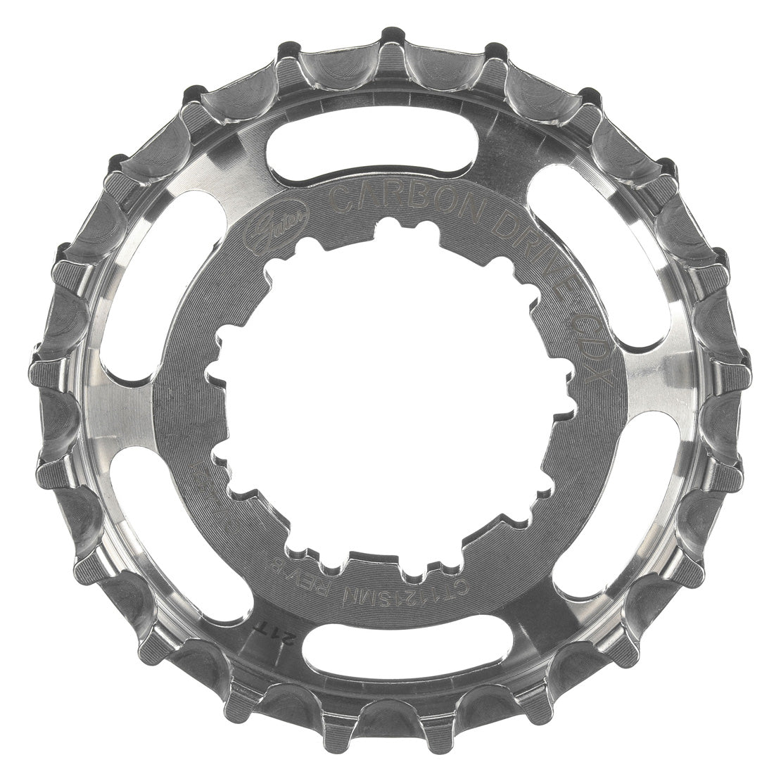 Carbon Drive rear sprocket - 9 spline, stainless steel