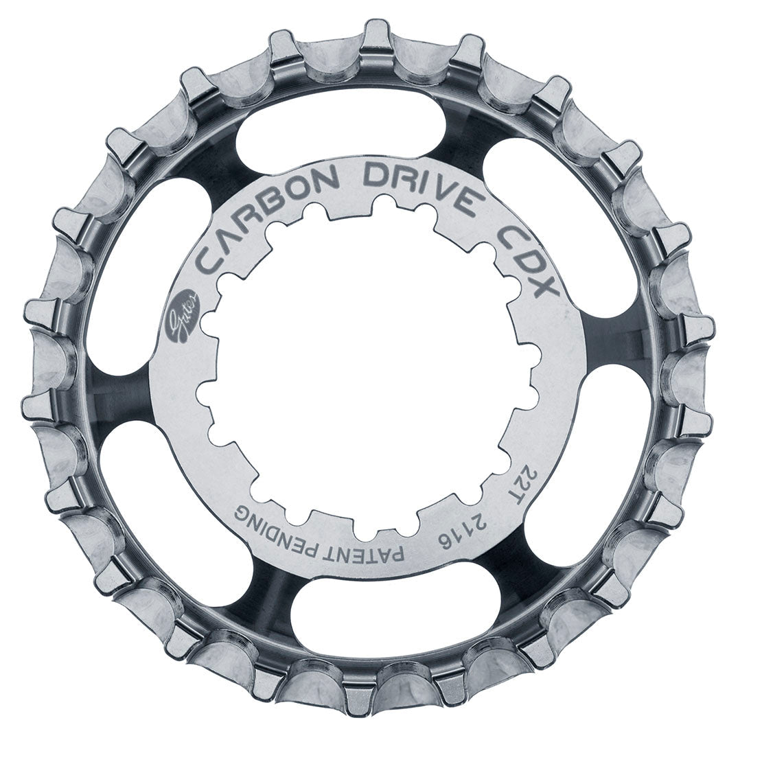 Carbon Drive rear sprocket - 9 spline, stainless steel