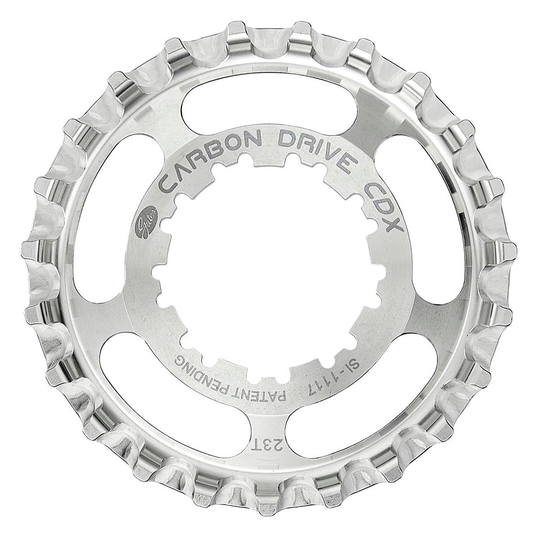 Carbon Drive rear sprocket - 9 spline, stainless steel