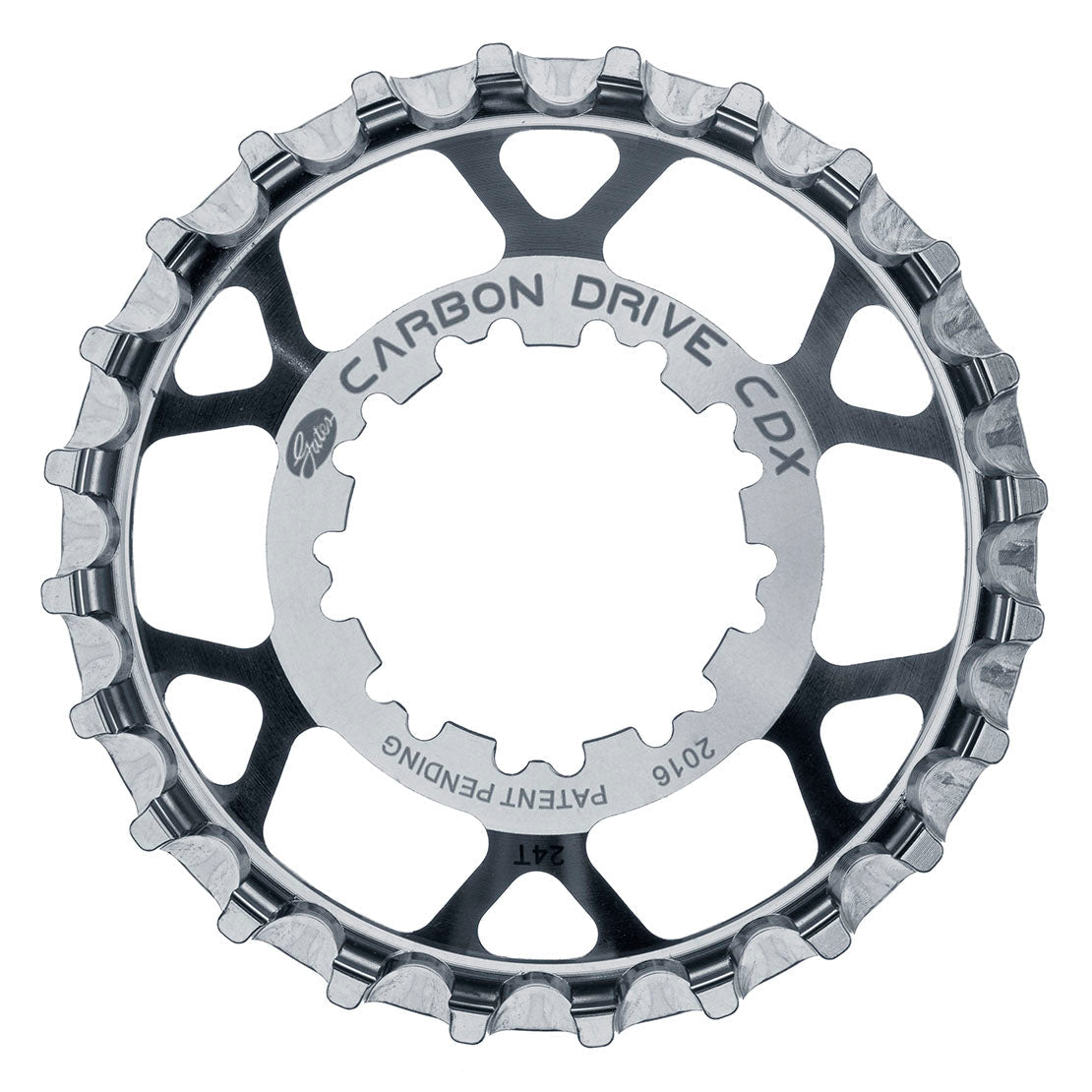 Carbon Drive rear sprocket - 9 spline, stainless steel