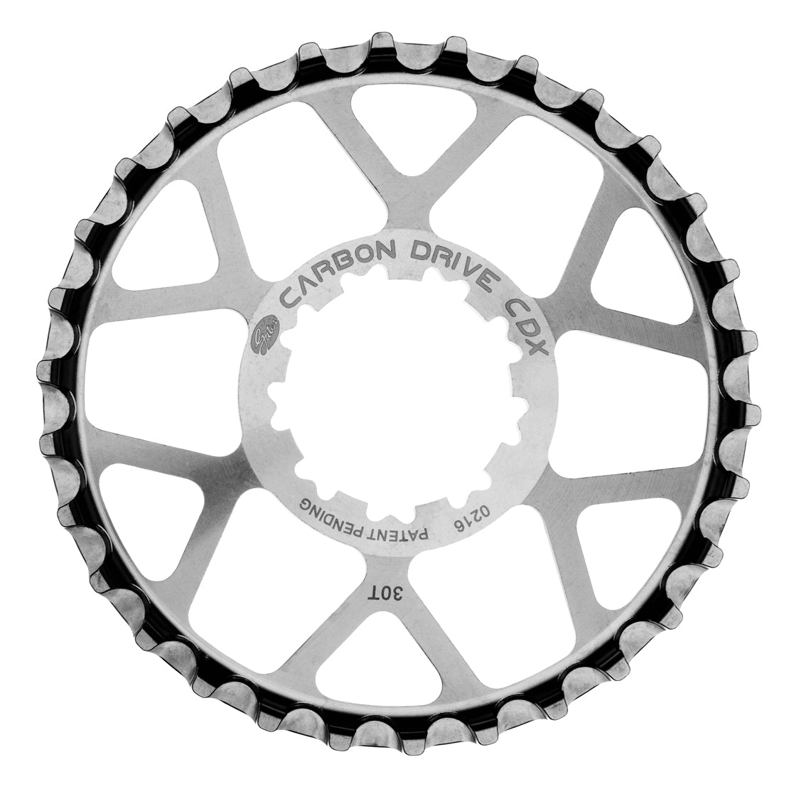 Carbon Drive rear sprocket - 9 spline, stainless steel