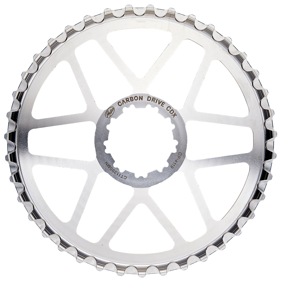 Carbon Drive rear sprocket - 9 spline, stainless steel