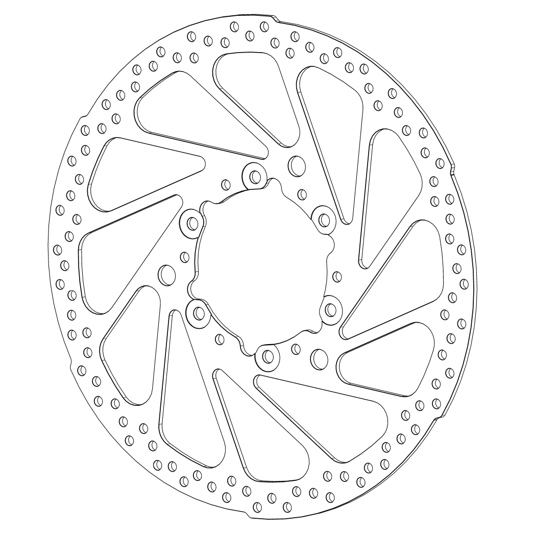 3X3 Disc Brake Rotor