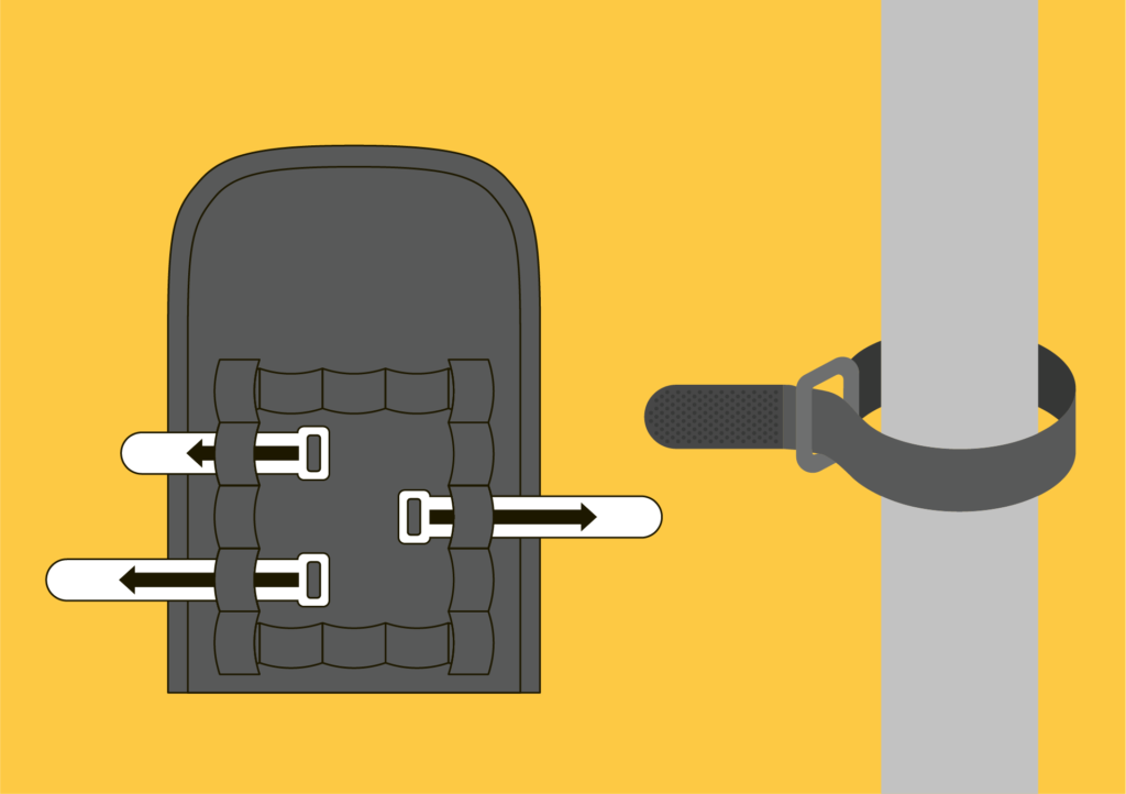 Bike lock bag