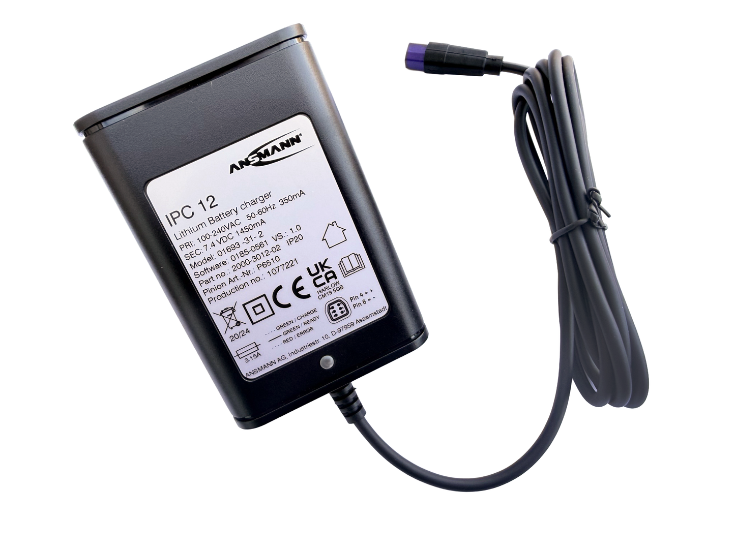 Pinion Smart.Shift battery charger